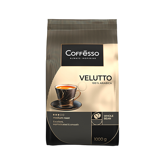Кофе Coffesso Velutto в зернах 1 кг