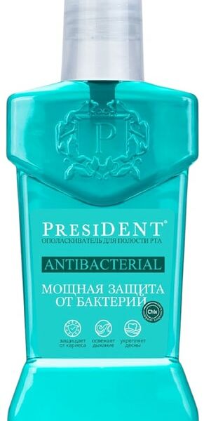 Ополаскиватель для полости рта President Profi Antibacterial 250 мл
