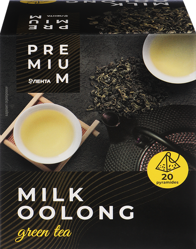 Чай зеленый ЛЕНТА PREMIUM Молочный улун, 20пир