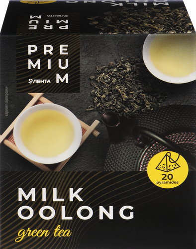 

Чай зеленый ЛЕНТА PREMIUM Молочный улун, 20пир