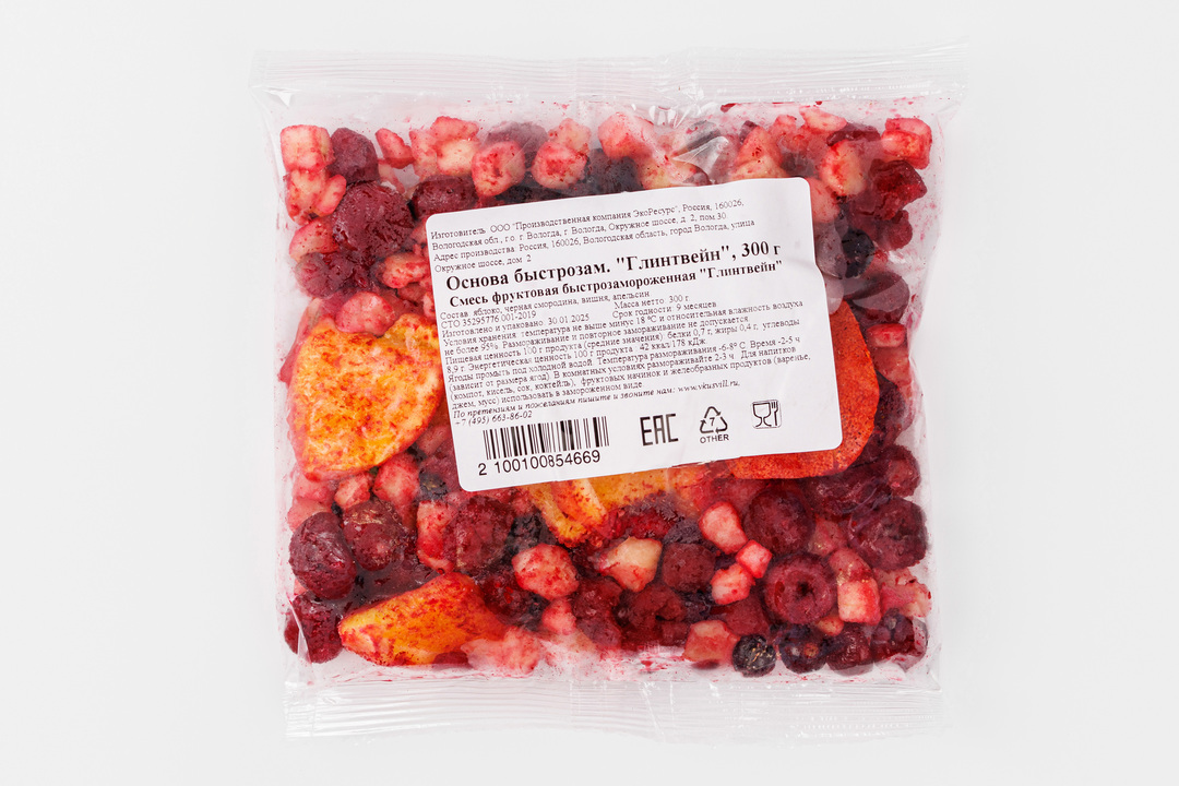 

Основа быстрозамороженная Глинтвейн 300 г