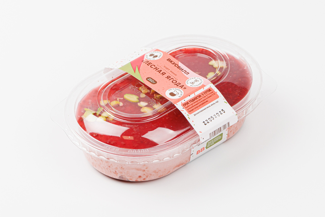 

Торт-мини ВкусВилл Лесная ягода 250 г