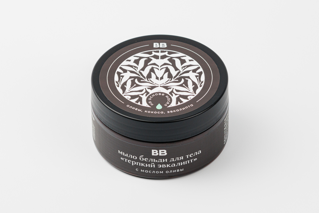 

Мыло бельди для тела ВкусВилл Терпкий эвкалипт с маслом оливы 200 г