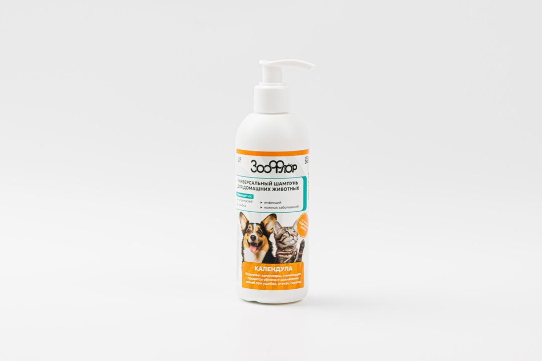 

Шампунь ЗооФлор для домашних животных Пихтовый гидролат с экстрактом календулы 250 мл