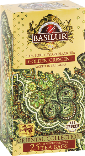 

Чай Basilur Восточная коллекция Золотой Месяц чёрный в пакетиках 25 х 2 г