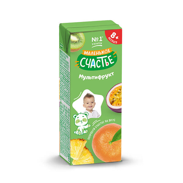Мультифрукт нектар  0.2л  ДП Маленькое счастье