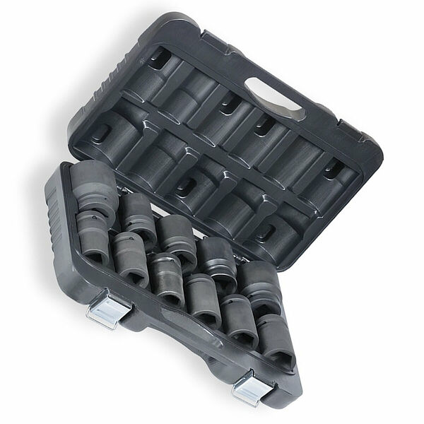 Набор головок AVS NGL01-11I, для гайковертов, хромованадиевая сталь, 11 шт