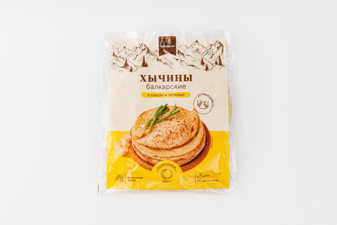 

Хычины с сыром и зеленью, замороженные 580 г