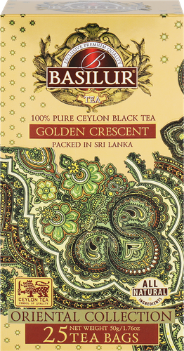 

Чай Basilur Восточная коллекция Золотой Месяц чёрный в пакетиках 25 х 2 г