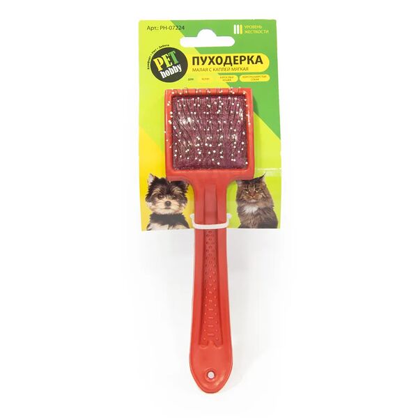 Пуходерка пластмассовая малая с каплей