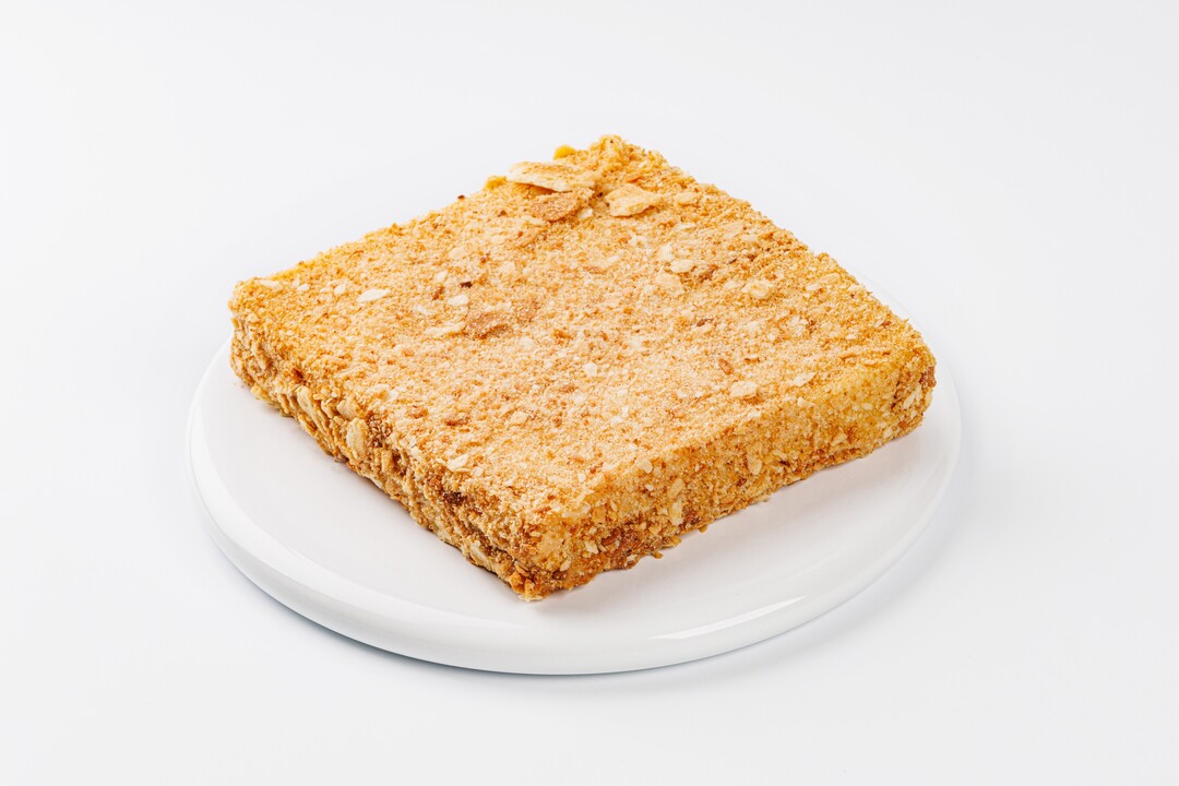 

Торт домашний Наполеон с вареной сгущенкой 500 г