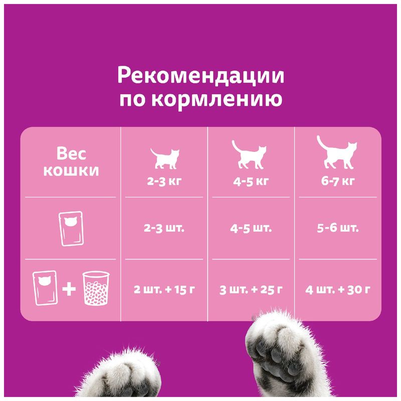 

Влажный корм Whiskas рагу с курицей для взрослых кошек 75 г