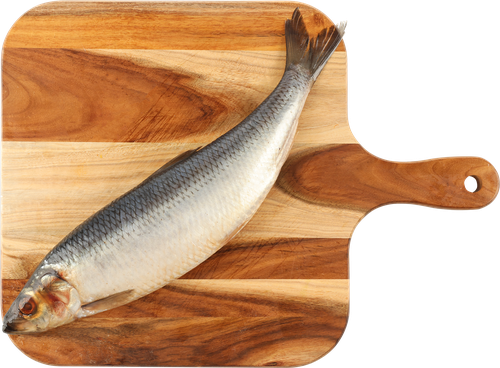 

Сельдь слабосоленая Лента Fresh неразделанная в пряно-солевой заливке весовая