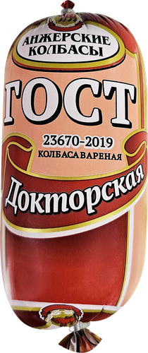 

Колбаса вареная Анжерские колбасы Докторская, категория А 450 г