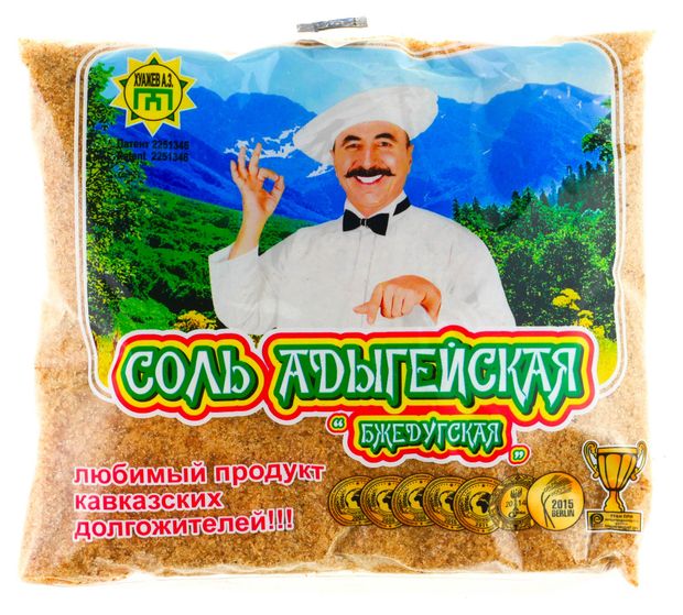 

Соль Адыгейская Бжедугская 450 г