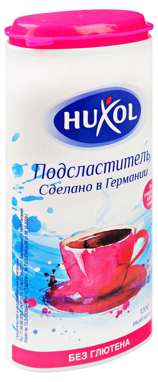 

Подсластитель Huxol на основе цикламата и сахарина 1200 шт 72 г