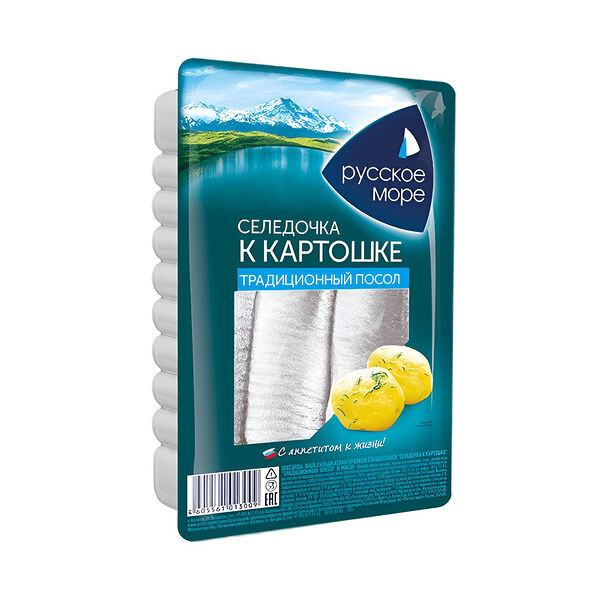 Сельдь атлантическая Русское море Филе К картошке в масле 400 г