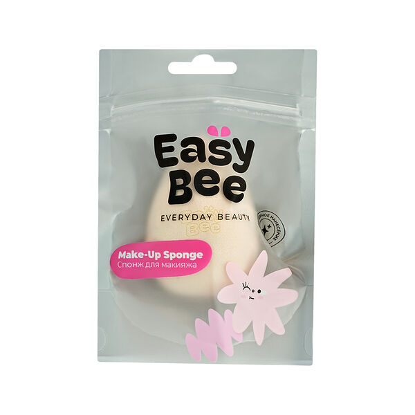 Спонж для макияжа `EASYBEE` BEAUTY DAY каплевидный