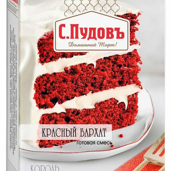 Смесь для выпечки С. Пудовъ Торт Красный бархат 400г