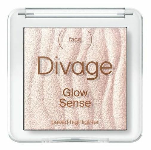 Хайлайтер для лица Divage Glow Sense Baked Highlighter запеченный 02 Розовое золото 5.5 г