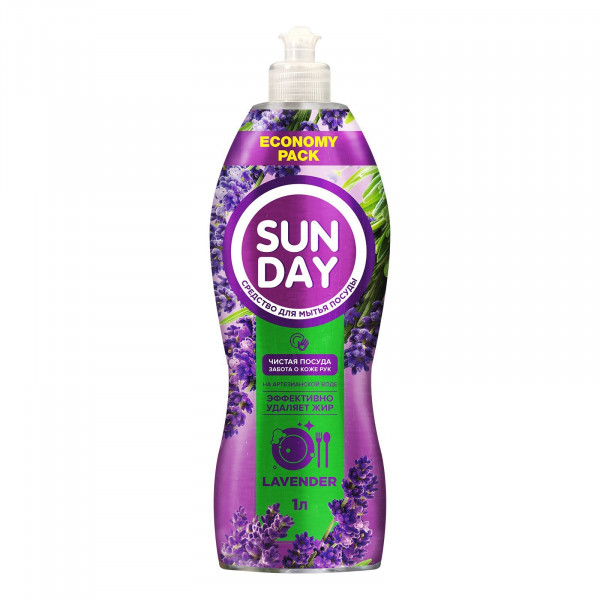

Средство для мытья посуды Sunday Лаванда 1 л