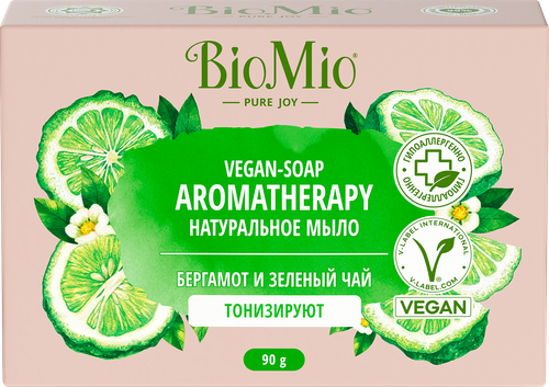

Мыло BioMio Aromatherapy бергамот и зеленый чай натуральное 90 г