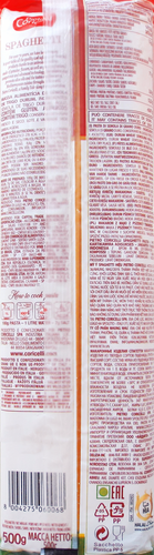 

Макароны Pietro coricelli Spagetti группа А, высший сорт, 500 г