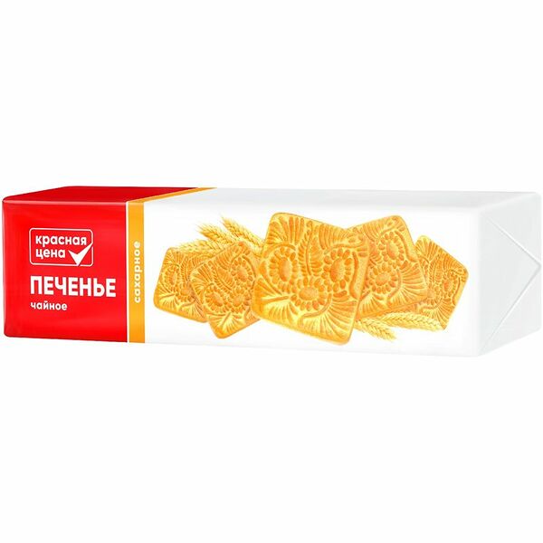 Печенье Красная цена Чайное сахарное 290 г