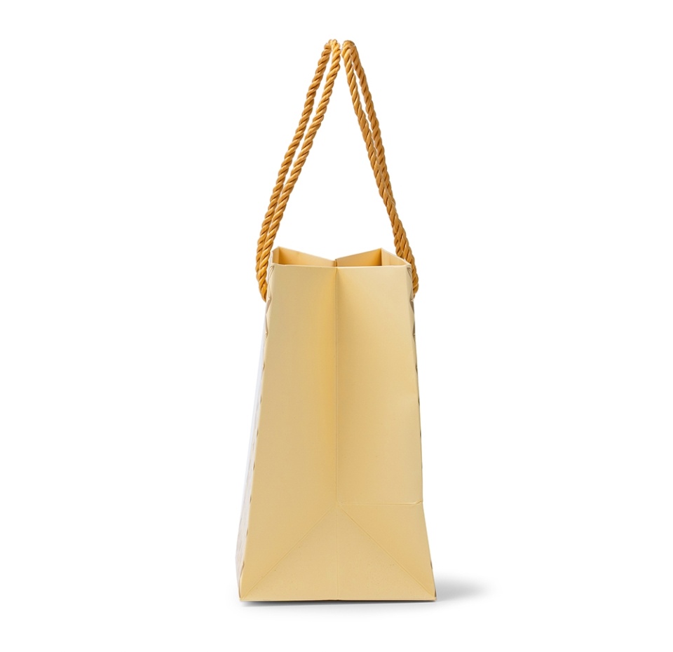 

Пакет подарочный Азбука вкуса Selection с тишью золотой S 15x17x10 см