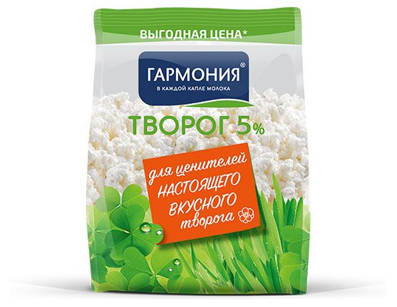 

Творог Гармония 5%, 400 г
