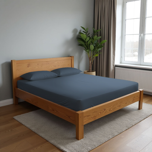 

Простыня на резинке Homeclub 200 х 200 см синяя арт. HCBS-S-20-BL