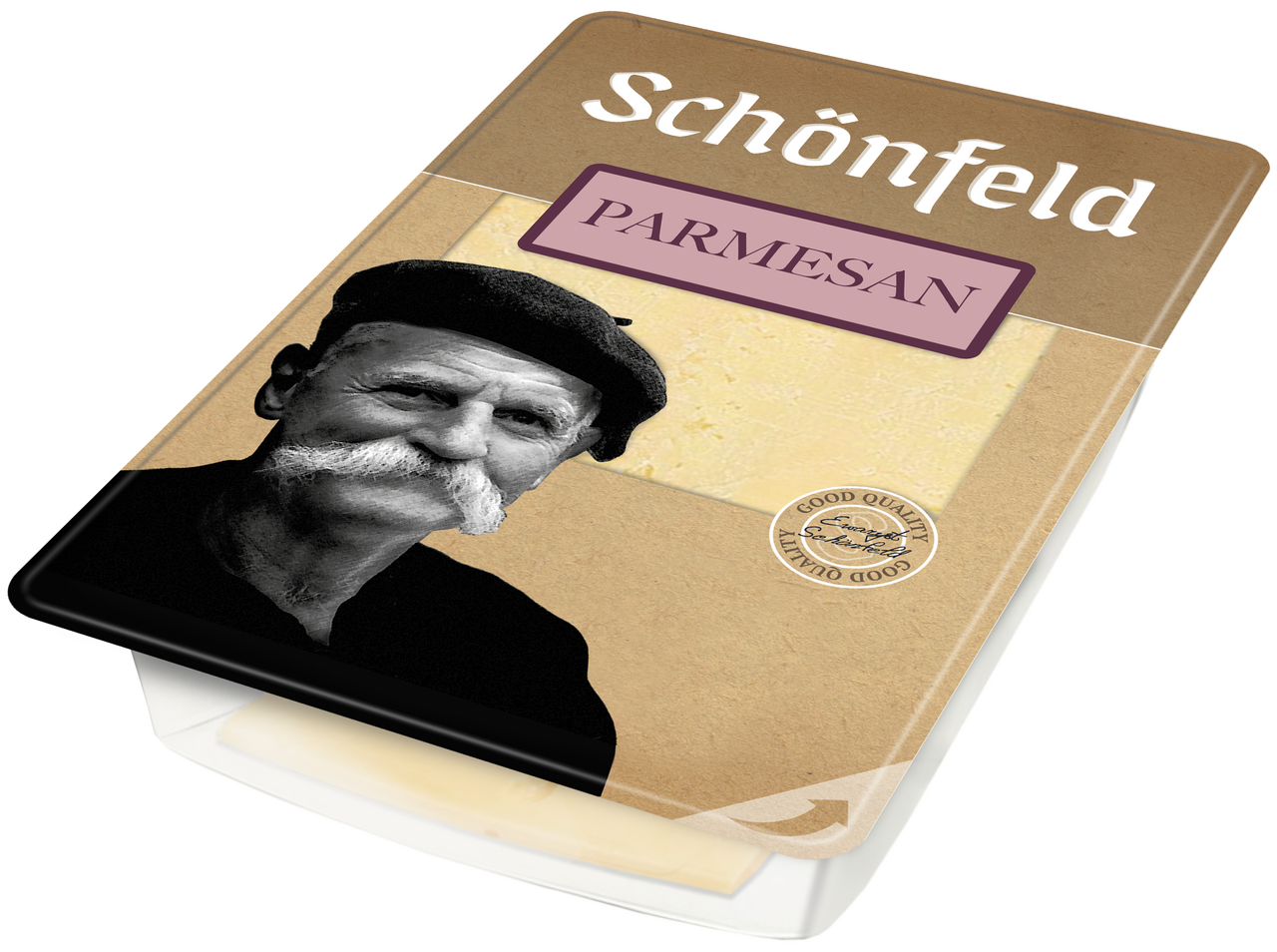 

Сыр Schonfeld Пармезан 4 месяца нарезка 40% 125 г
