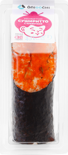 

Суширитто Onigochi с креветкой 130 г