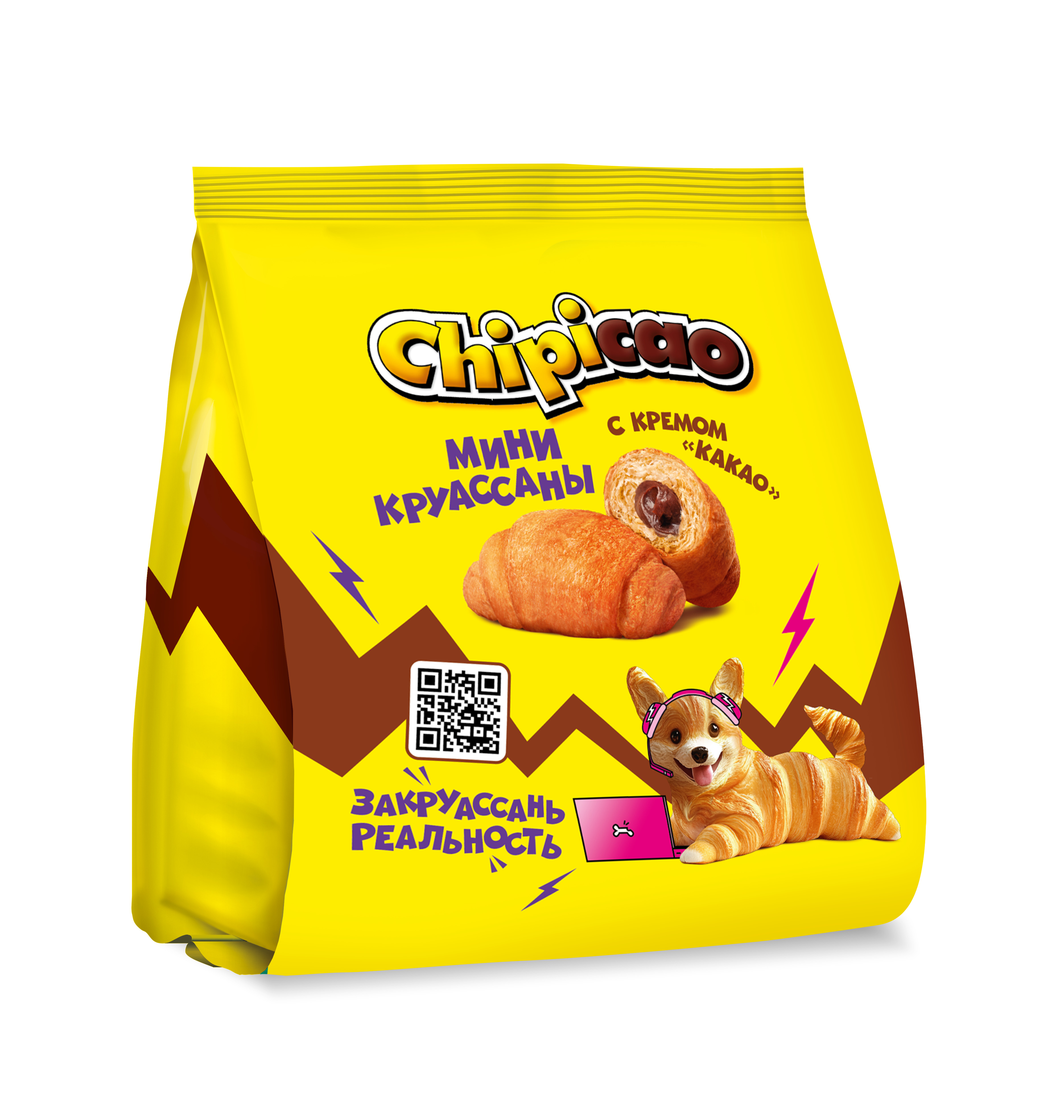 

Мини круассаны Chipicao с кремом какао 50 г