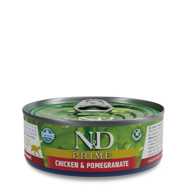Консервы Farmina N&D Prime для котят, беременных и кормящих кошек курица и гранат 70 г
