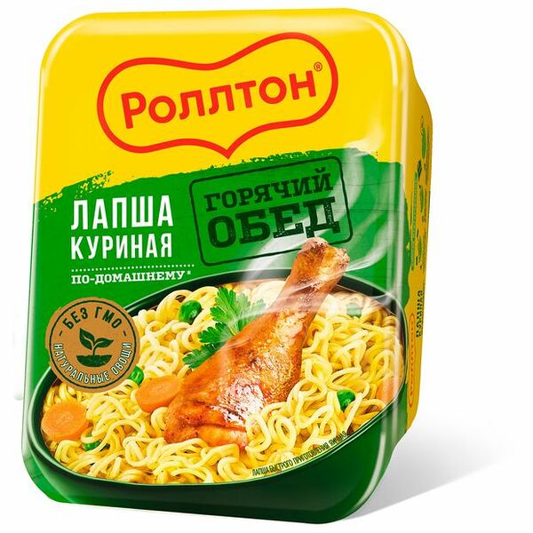 Лапша Роллтон куриная по-домашнему 90 г
