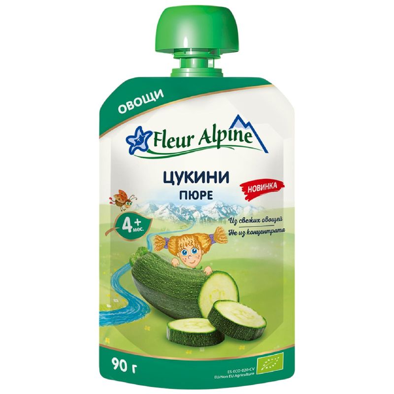 

Пюре Fleur Alpine Цукини с 4 месяцев 90 г
