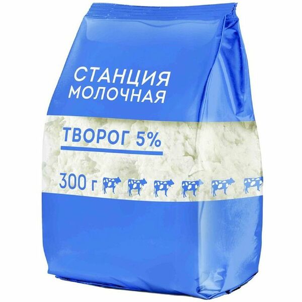 Творог Станция Молочная 5% 300 г