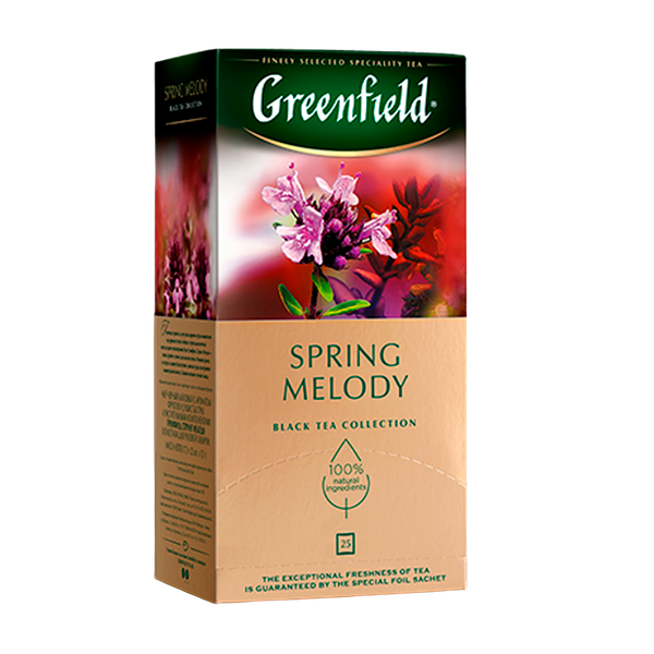 Чай Greenfield Spring Melody черный 25 пакетиков