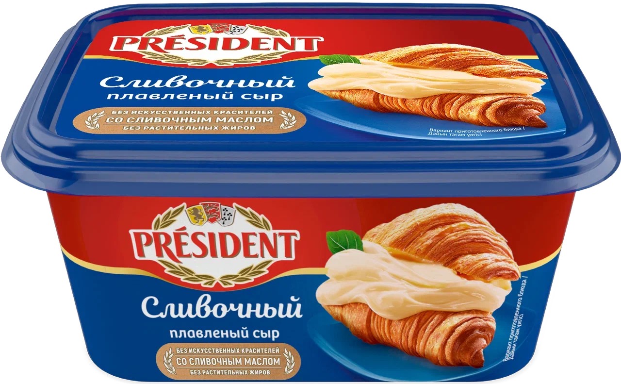 

Сыр плавленый President Сливочный 45% 400 г