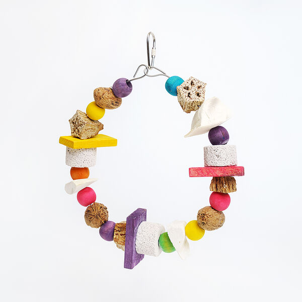 Игрушка для птиц Petmax Венок большой 20х15 см