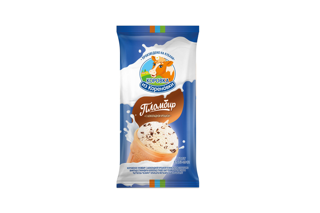 

Пломбир Коровка из Кореновки с шоколадной крошкой 15% 80 г