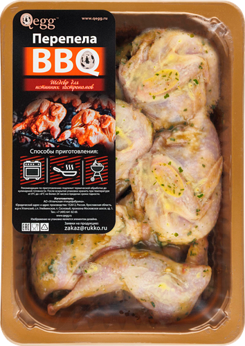 

Шашлык Qegg По-старорусски из мяса перепелов 500 г