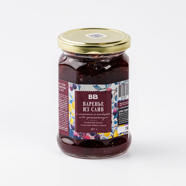 Варенье из слив с лимоном и имбирем