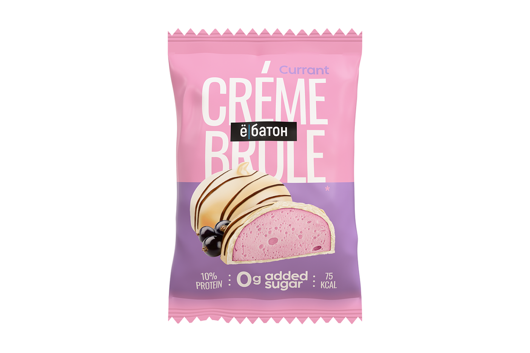 

Суфле протеиновое Ё батон крем-брюле смородина 35 г