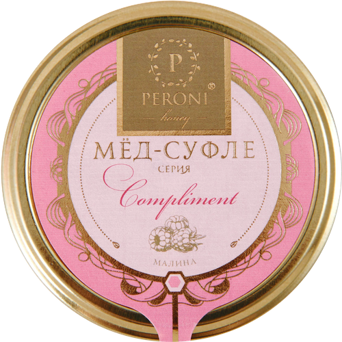 

Мед-суфле Peroni Цветочный с сушеной малиной 350 г
