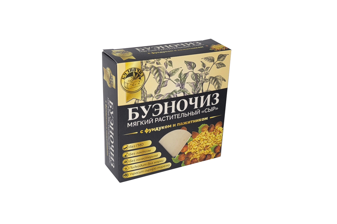 

Сыр растительный Буэночиз белковый с фундуком и пажитником 200 г