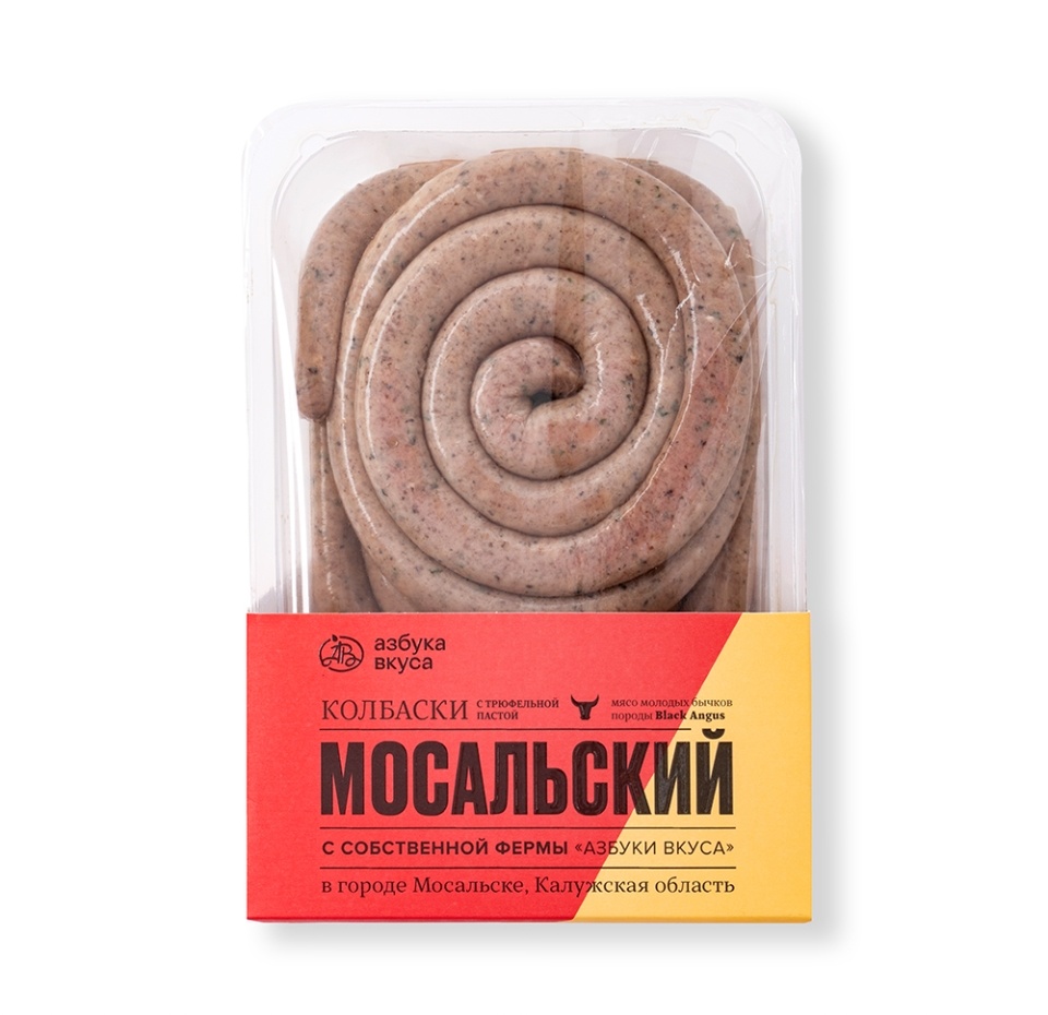 

Колбаски из мяса молодых бычков Мосальский с добавлением трюфельной пасты 470 г