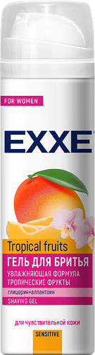 Гель для бритья Exxe Sensitive Tropical Fruits женский 200 мл