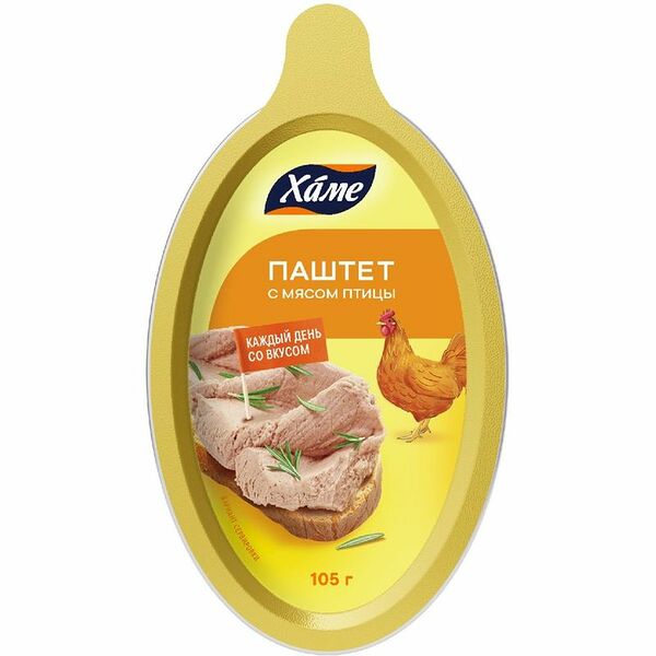 Паштет Хаме деликатесный из мяса птицы 105 г